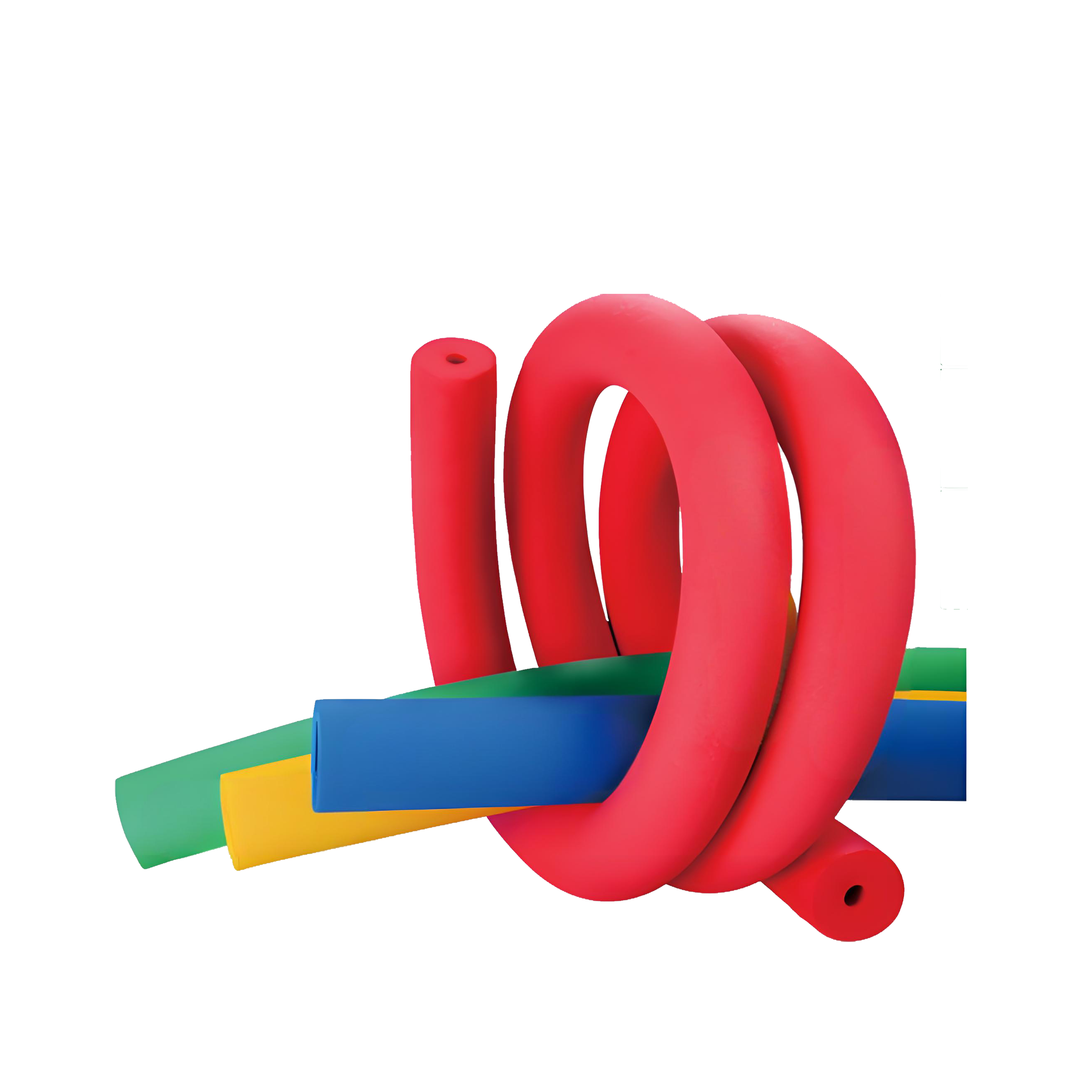 Colored rubber and plastic