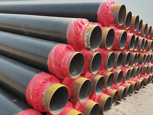 Prefabricated buried insulation steel pipe